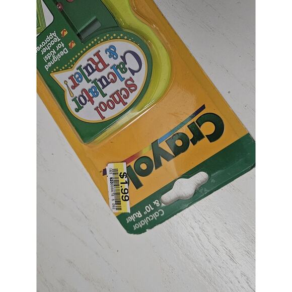 Vintage Crayola 12" Wavy‎ Ruler School Play Learn Kids Teacher - Picture 2 of 6